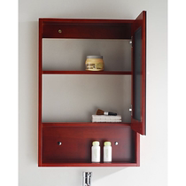 Bathroom bathroom cabinet mirror cabinet mirror box toilet oak solid wood hanging cabinet dressing mirror locker with storage rack straight