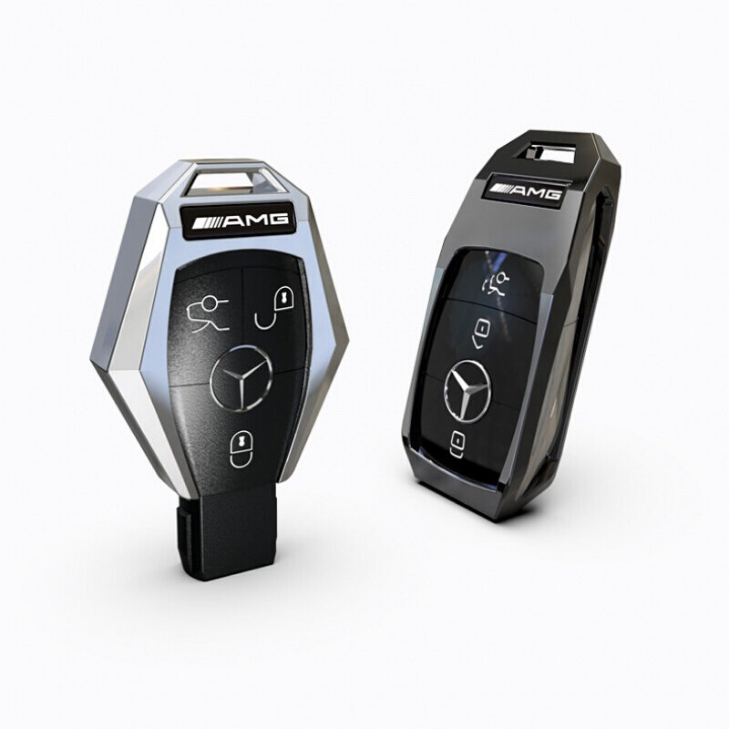 Benz 2017 c-Class e-shell 400 buckle gls450 female gla200 car glc260 aluminum alloy sleeve ml key X