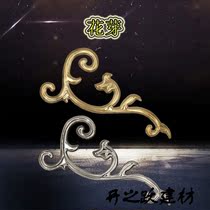 304 stainless steel courtyard gate flower bud double phoenix flower decoration embossed fence railing decoration accessories