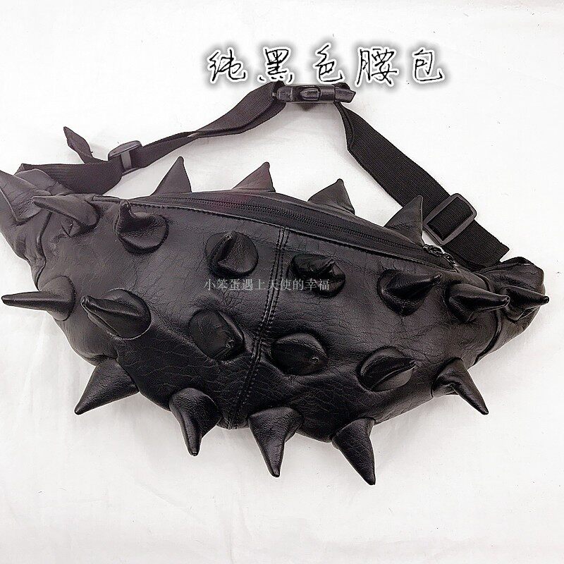 New boomers Personalities Men And Women Outdoor Pedalling Fashion Cortex Solid Hedgehog Packs Pocket single shoulder bag Chest Bag