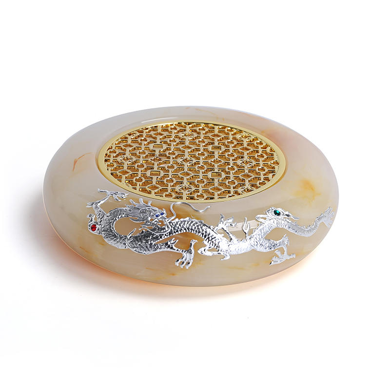Artisan fairy silver water jade CiHu bearing bearing dry mercifully tea table coloured glaze household pure manual tray was round the teapot