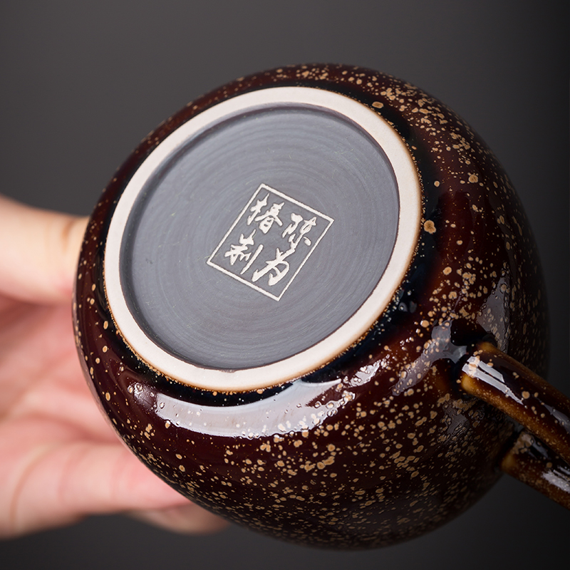 The Master artisan fairy Chen Weichun golden marble single pot of ceramic teapot household pure manual kung fu tea tea