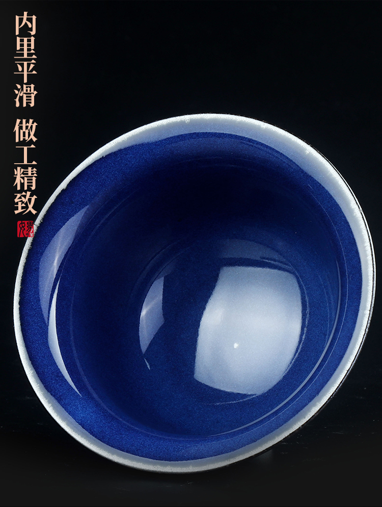 The Master artisan fairy Zeng Guangxu konoha lamp that only three tureen checking ceramic household large - sized kung fu tea tea bowl