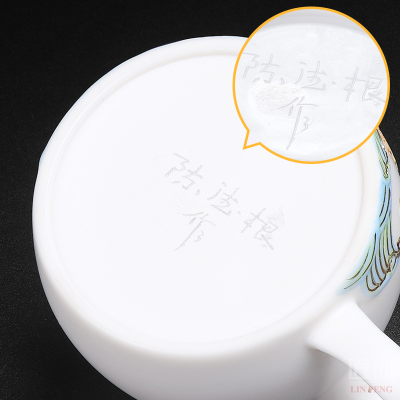 The Master artisan fairy DE - gen Chen dehua white porcelain teapot kung fu tea set with single pot of household ceramics filter teapot