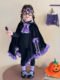 Girls Halloween costume Harry Potter wizard cloak children cosplay wizard clothes boy cloak
