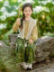 Little Girl's Exotic Ethnic Style Dai Ethnic Suit, Spring and Autumn Style, Baby Girl's New Chinese Style National Style Daily Hanfu