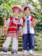 Kleidung im ethnischen Stil, Frühling und Sommer, neue Kleidung für Kinder, Yunnan Bai, Kindergarten, Kindertag, Tanzaufführungskleidung