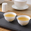 Chaozhou High-End Bone China Kung Fu Tea Set, Thin-Walled Gaiwan Tea Cup, Complete Set of White Porcelain Three-Piece Tea Brewing Small Tea Cups