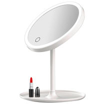 Makeup mirror with light tabletop fill-in small mirror bedroom dormitory tabletop portable small make-up mirror
