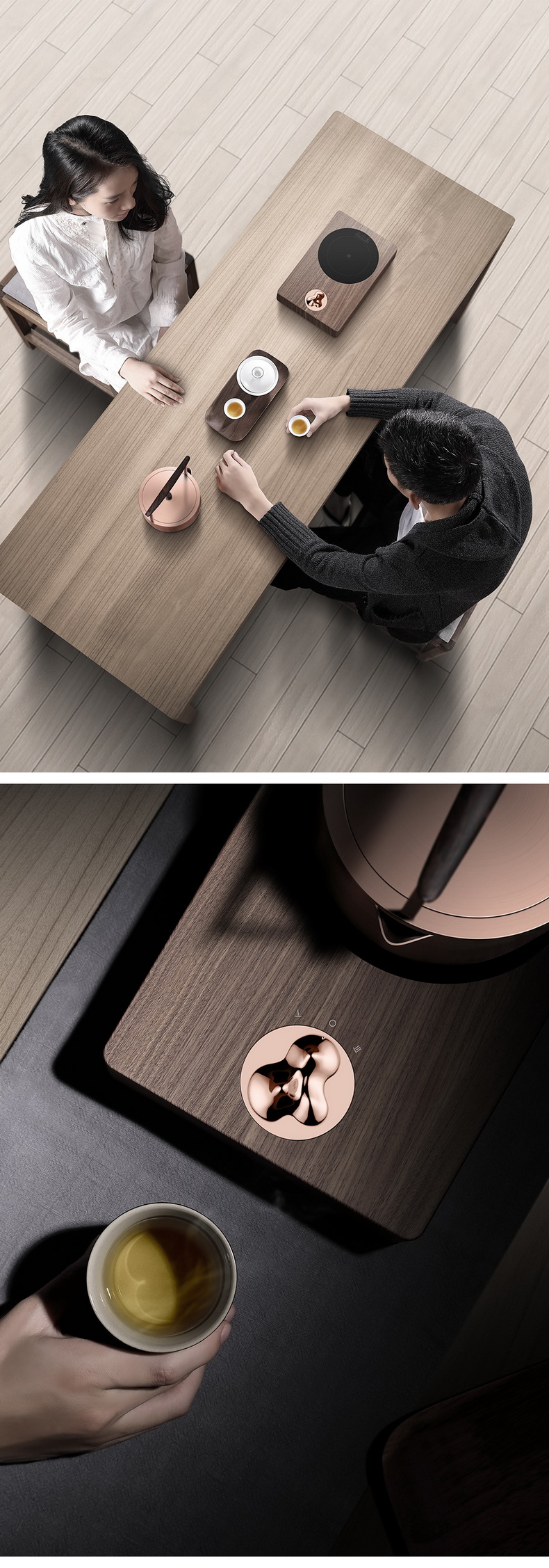 Permeating the tea service office of 304 stainless steel kettle with a small electric TaoLu suit boiled tea, west pot of household