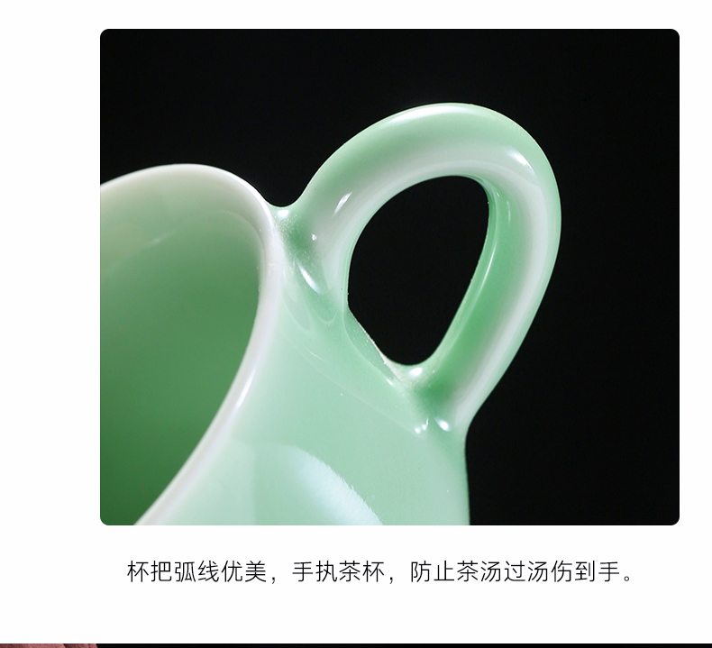 Babson d longquan celadon teacup sample tea cup masters cup single kung fu tea set small bowl of household ceramic cup