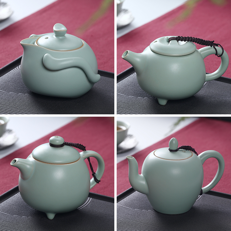 Your up on ceramic teapot single pot small teapot ice to crack Your porcelain Chinese beauties pot of kung fu tea set home