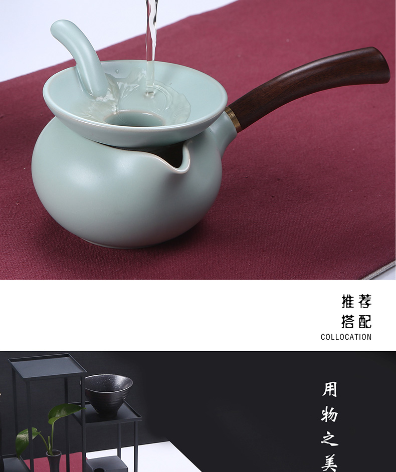 Start your up side to tea ware ceramic fair keller Japanese large points high - capacity long handle and a cup of tea accessories list