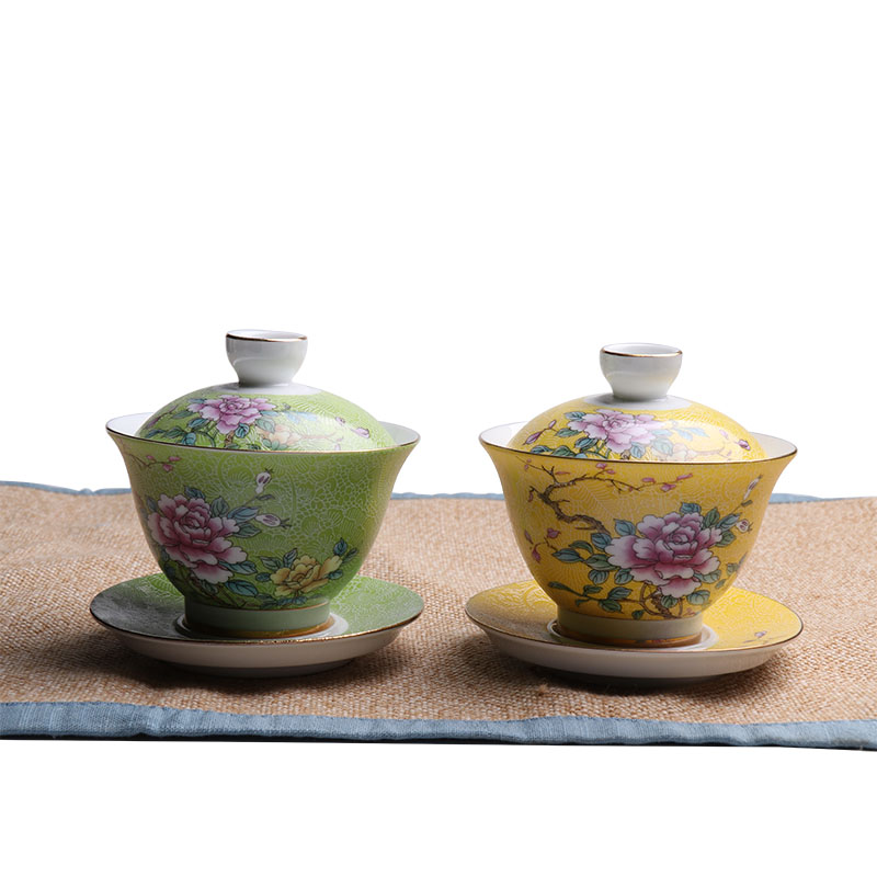 Also the pastel colored enamel tea sets, grilled spend kung fu tureen retro ceramic cups large three to make tea cup