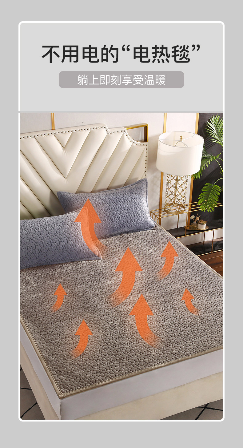 泰国进口 Royal King 乳胶保暖垫软床垫 1.5~1.8米 天猫优惠券折后￥169包邮（￥359-190）4色可选