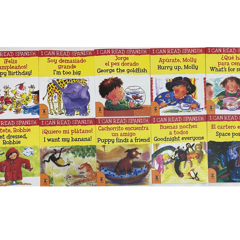 Spanish Point-And-Click Reading Version, Spanish-English Bilingual, 10 Spanish Books