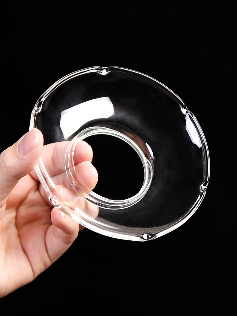 Tureen thickening heat - resistant glass tea cup three to suit individual transparent bowl large Japanese tea kungfu tea set