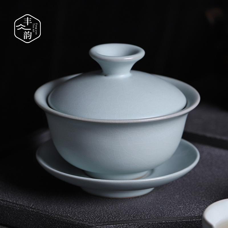 Your up three tureen tea only large bowl with ceramic kunfu tea tureen teacup cracked can raise a single mercifully