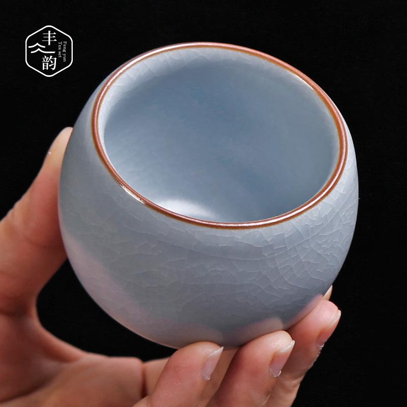 Your up ceramic tea set kunfu tea cups ice crack large master single tea cups sliced open sample tea cup, cup