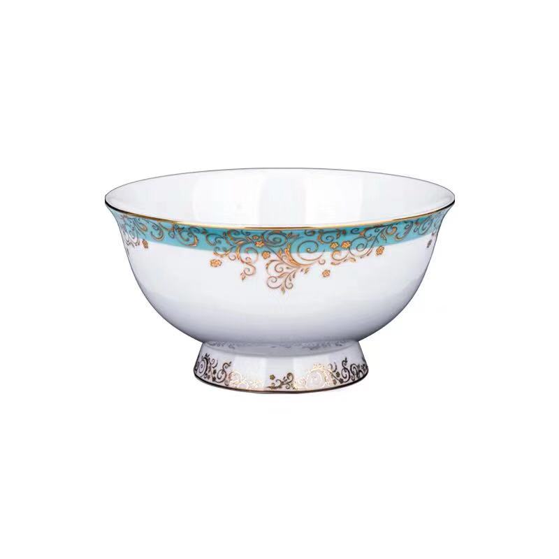 American ipads bowls disc suit white contracted jingdezhen ceramic tableware light key-2 luxury up phnom penh electrical set of dishes