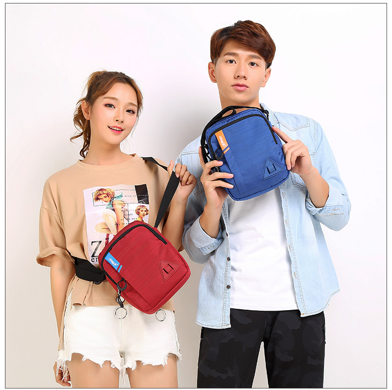 Túi đeo tay / túi đeo vai Hengdeli thể thao nam thông thường Phiên bản Hàn Quốc của túi đeo chéo nhỏ nữ túi ngoài trời - Túi của con người túi xách gucci
