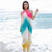 Large version of the sand towel outdoor swimming seaside sunscreen shawl girl photo sexy lady silk scarf wrap skirt comfortable and breathable