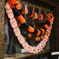 Đạo cụ Halloween cung cấp bóng bay phim hoạt hình kéo cờ treo cờ mẫu giáo chủ đề trang trí tiệc kéo hoa bố trí cảnh - Sản phẩm Đảng / Magic / Hiệu suất bộ đồ hóa trang