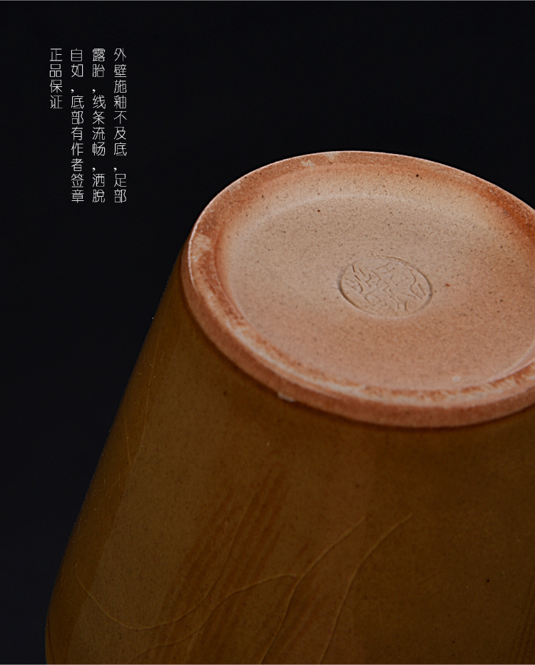 The ancient sheng up 2 new xiangyun pearl celadon crack cup a pot of two portable contracted ceramic cup personal travel