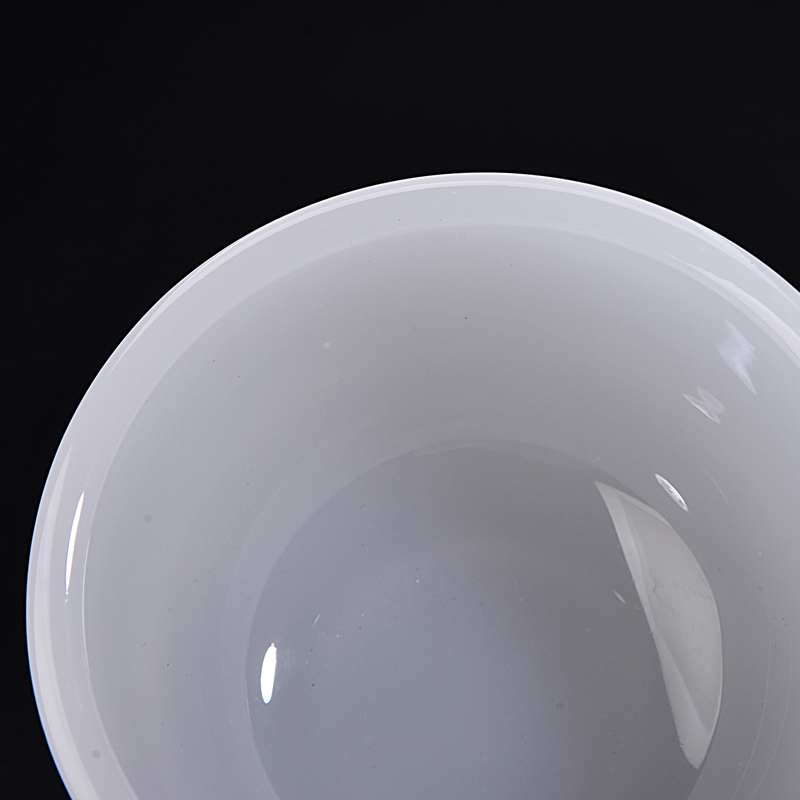 The ancient jade sheng up porcelain cup sample tea cup masters cup bowl of The big, white porcelain glass colored glaze single cup lamp that kung fu tea set