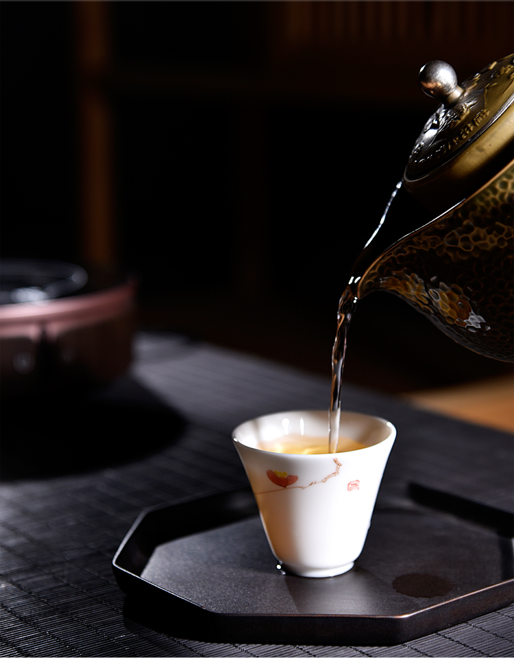 Ancient sheng up new sterling silver side of the cat 's eye coppering. As silver boiled tea teapot ceramics boil pot household electrical TaoLu tea