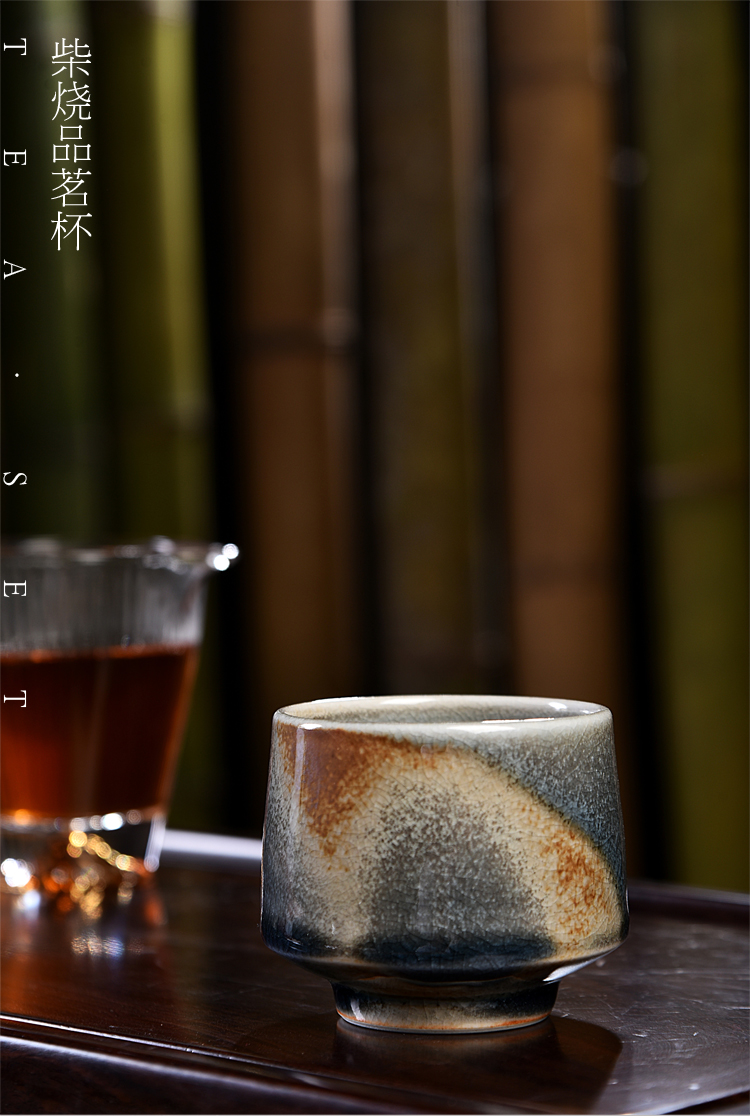 Ancient sheng wood up beaker natural dust dust sample tea cup personal tea cup master cup ceramic cups, teapots