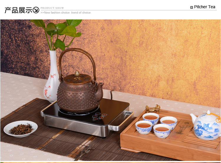 The ancient copper pot sheng up with pure manual electric kettle domestic copper pot TaoLu cooking pot Japanese teapot with a suit