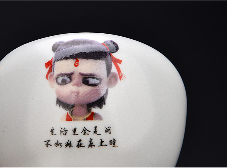 Ancient sheng up imitation hand - made ceramic which child Cha familiars reincarnation sample tea cup your up open piece of coloured drawing or pattern master of kung fu cup