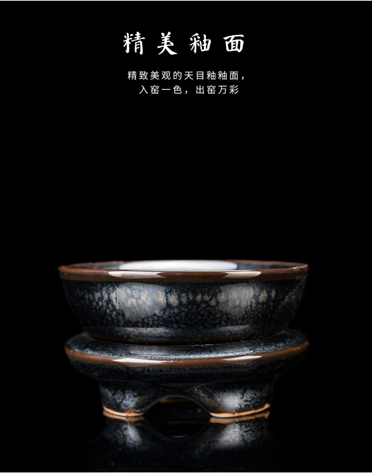 Ancient master sheng up Chen Weichun built light tea set of household ceramic teapot kung fu tea set lid to use by hand