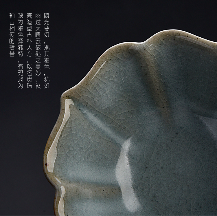 Ancient sheng up new name plum petals your porcelain tenderness CPU master cup single cup which can keep your up jingdezhen kung fu