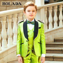  bolada boys suit dress suit Childrens suit British style big children host catwalk piano performance suit