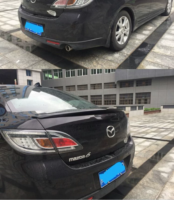 Đuôi xe Mazda 6 Rui có sơn Ma Liuma 6M6 Cánh đuôi sửa đổi đặc biệt Đuôi xe ABS miễn phí - Sopida trên