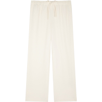 Theory 2024 Spring and Summer Womens Triacetate Blend Drawstring Casual Straight Pants M0109228