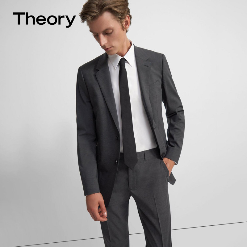 (Exit)Good Wool] Theory Men's Wool Blended Slim Fit Suit K0771115