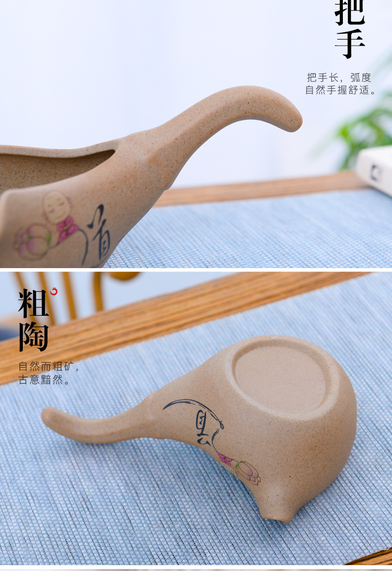 Honeycomb hollow out exquisite ceramic tea sea of blue and white porcelain and fair keller cup points tea, kungfu tea set tea accessories