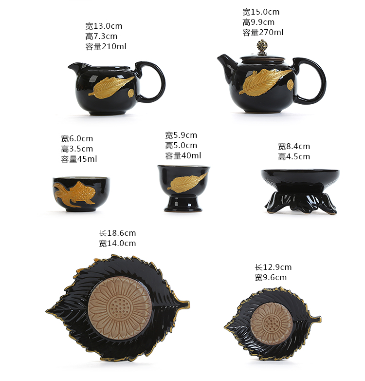 Black glaze tea antique blue and white porcelain teacup kung fu tea tea sample tea cup ceramic cups, fragrance - smelling cup in use