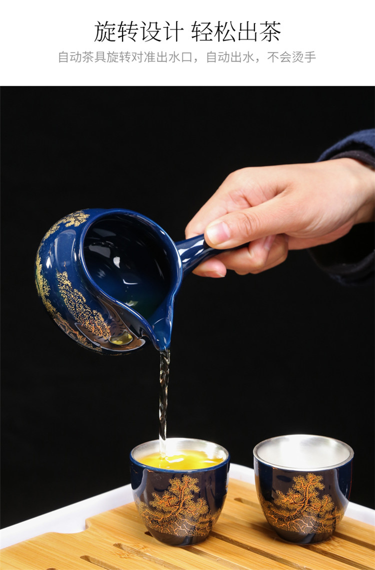 Chinese style tea pot ceramic seal large puer tea tin with household black tea, green tea stored moisture restoring ancient ways