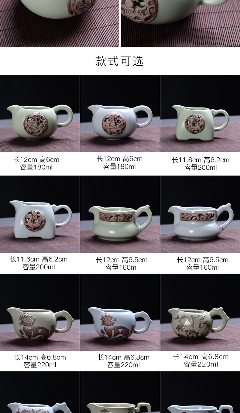 Elder brother up kung fu tea set suits for your up household ceramic lid bowl of office of a complete set of gift cups of tea