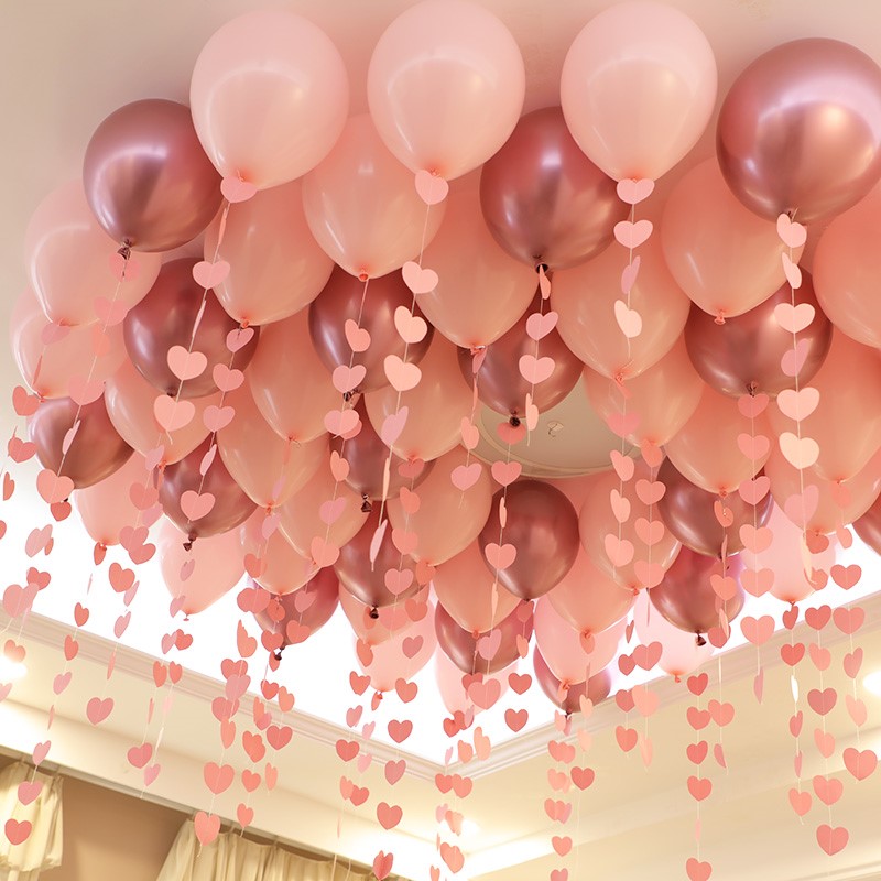 Romantic Birthday Weddings Wedding Supplies Wedding house Decorative Wedding Balloons Women's Bedroom Scene Arrangement Suit Big