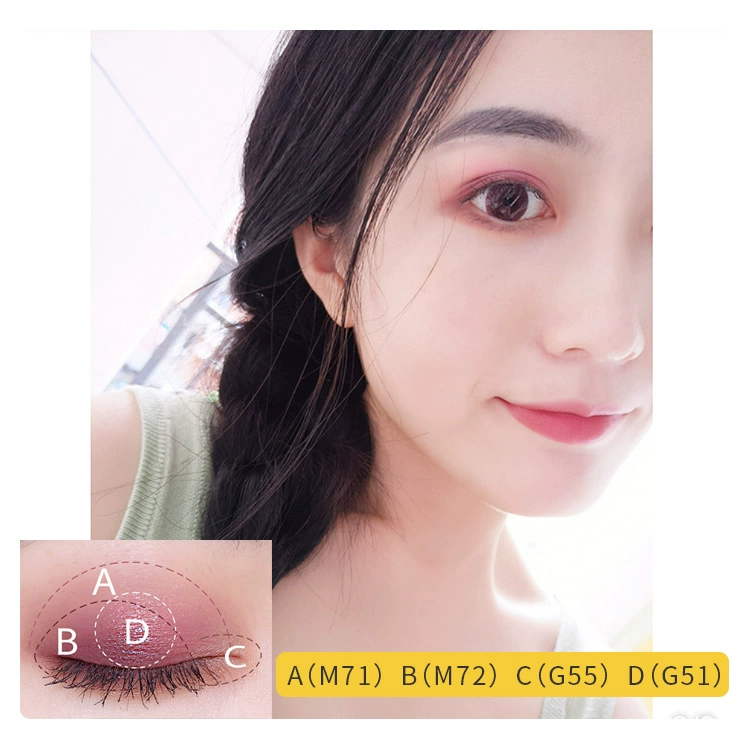 Judydoll Orange Monochrom Eyeshadow S Series Pearlescent Polarized Black Green Blue Purple Pink Silver Brick Red - Bóng mắt