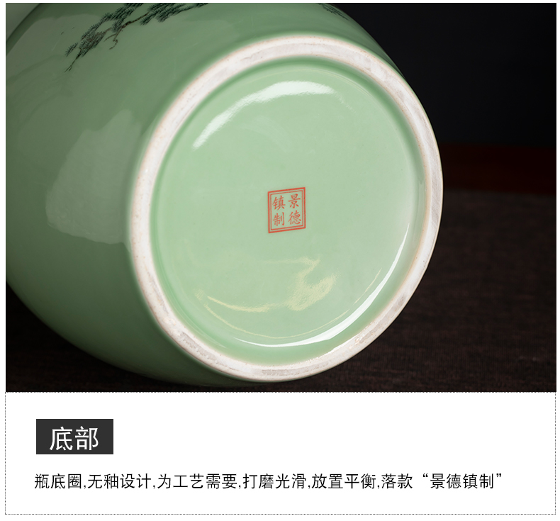 Jingdezhen ceramic wine jars 5/10/20/30 jins put jars it home an empty bottle mercifully wine sealed bottles