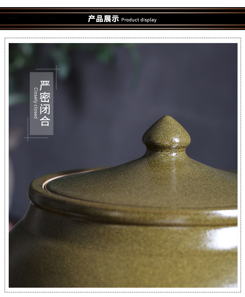 Period of ceramic barrel oil tank oil cylinder of jingdezhen ceramic jar jar jar 50 kg 100 jins