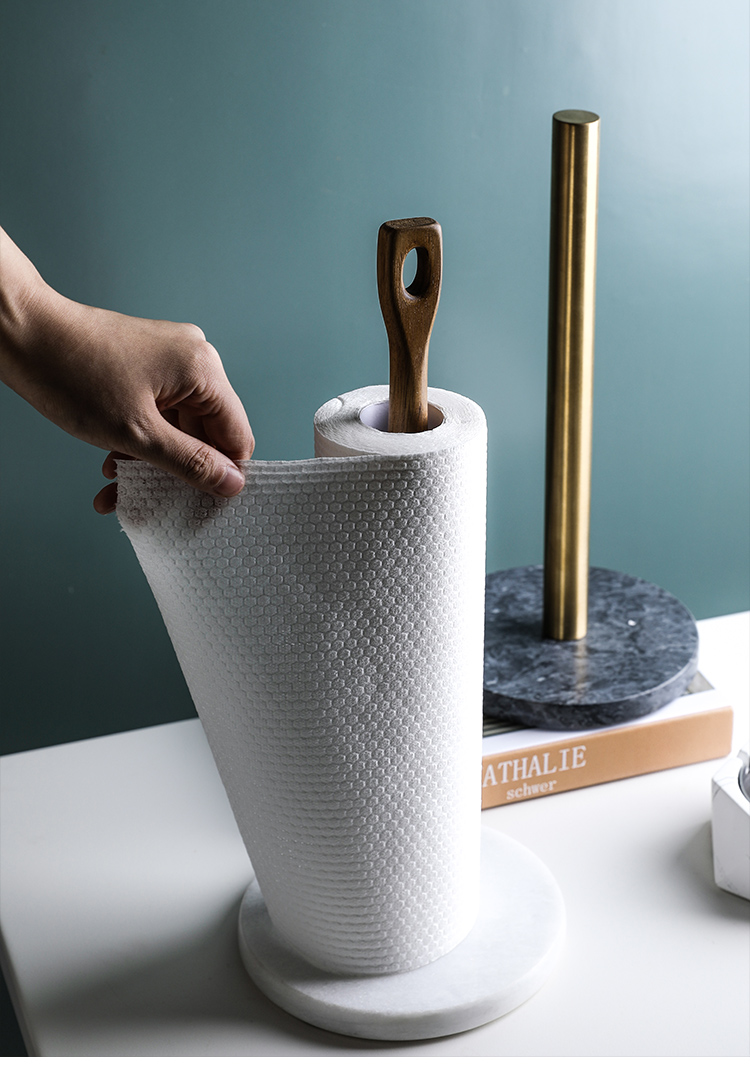 House in northern Denmark marble base's brass towel holder, kitchen paper build desktop paper receive more