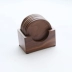 Sheri Elm Black Walnut Wood Cup Coaster Set Bar Cafe Tea Cup Cup Coffee Cup Mat - Tách Tách