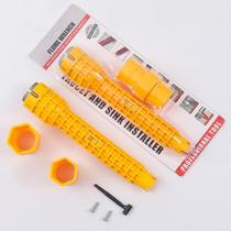 Multifunctional sink wrench universal eight-in-one faucet bathroom special artifact household water pipe loosener tool
